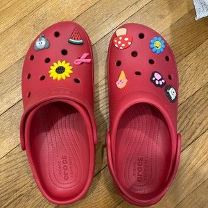 Red crocs